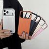 Metallic Paint Stripe Drop-Proof Case for iPhone 13/14/15 Pro Max and 16/17.