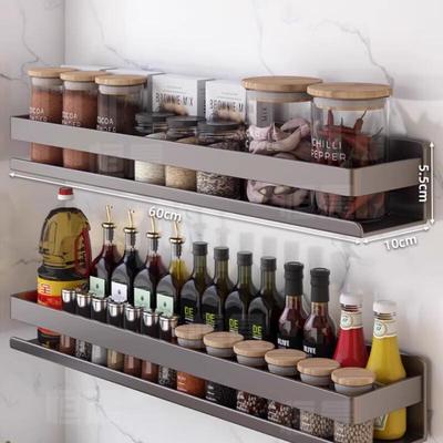 Punch-Free Kitchen Spice & Condiment Rack