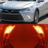Car LED Fog Lights For Toyota Camry XLE XSE 2015 2016 2017 US Version DRL Foglamps with Turn Signal Driving Lamps kits