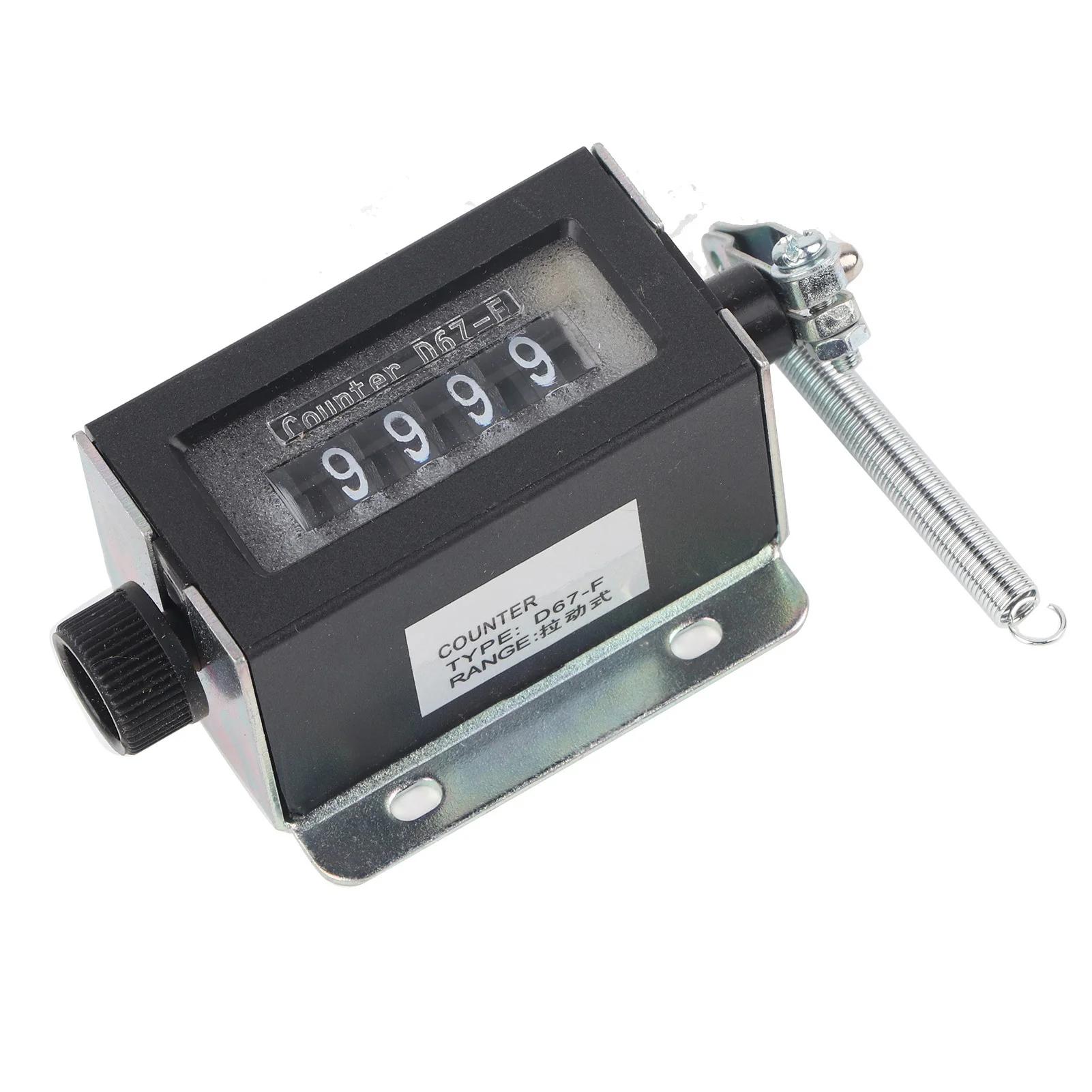 

D67F 5 Digit Mechanical Resettable Manual Hand Pull Stroke Tally Counter Resettable Mechanical Counter Mechanical Click Counter