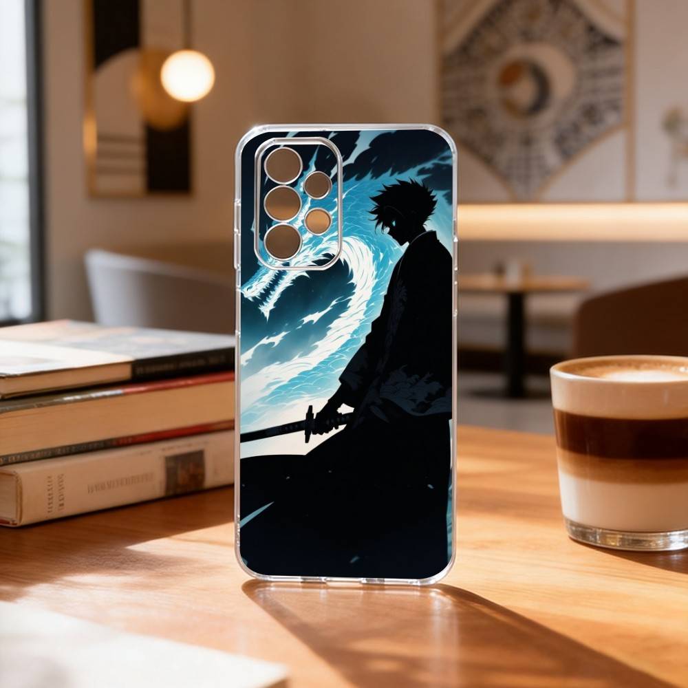 Toshiro Hitsugaya Ice Dragon Bleach Anime  Phone Case For Samsung S25,S24,S21,S22,S23,S30,Ultra,S20,Plus,Fe Transparent Cover