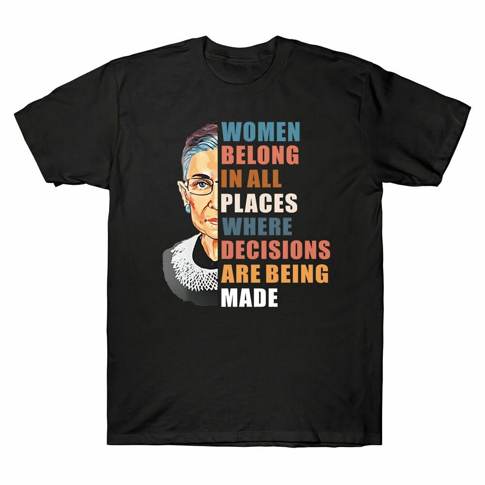 

Футболка унисекс «Belong In All Places» Футболка Rbg Ruth Bader Ginsburg S
