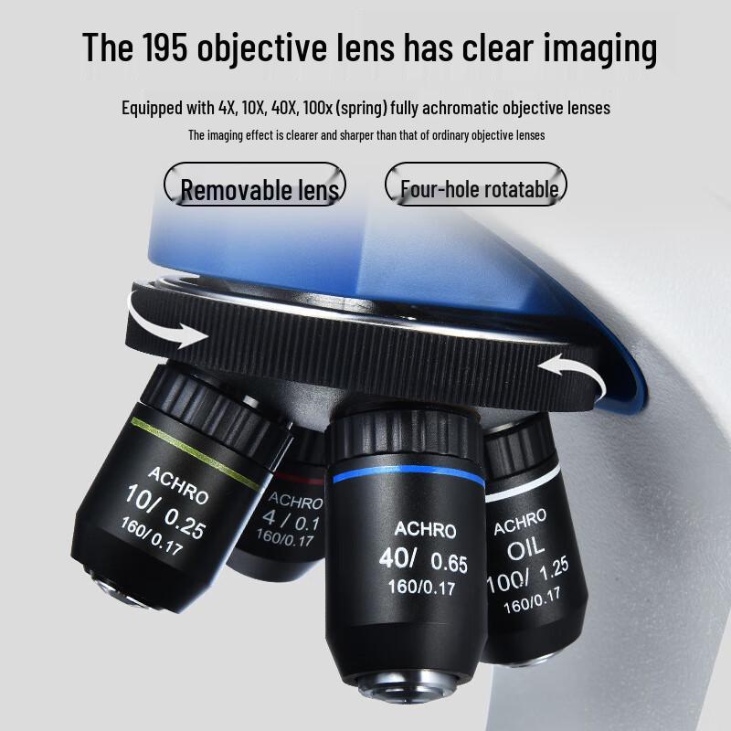 Lixun Professional High-Power Flat-Field Optical Microscope