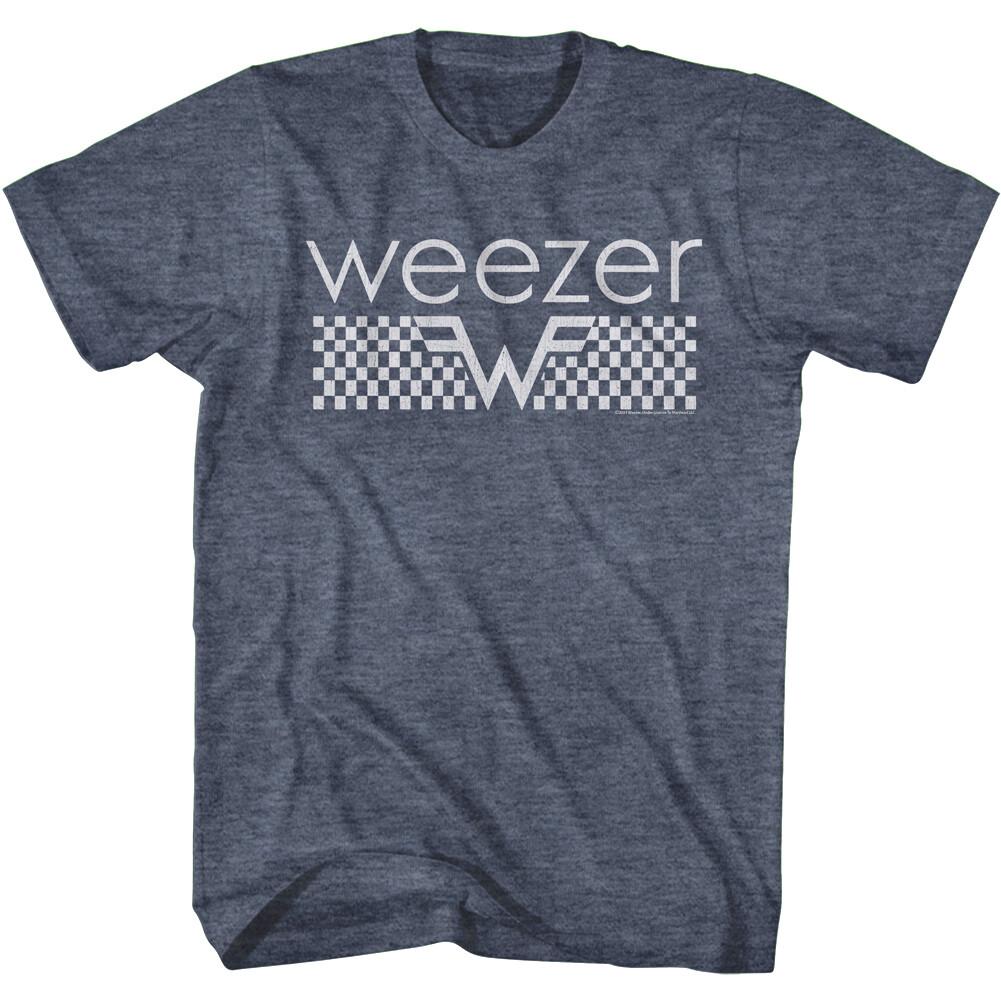 Мужская футболка Weezer с клетчатым логотипом Raditude Flying W Мерч рок-группы Концерт XL