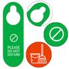 Tag Make up Room Cleaning Label Door Hanger Tags Door Knobs Hanger Pendant Do Not Disturb Signs