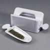 Portable Nail Dipping Powder Recycling Tray Powder Nail Sequin Glitter Storage Box Manicure Tools Fingertip Beauty Accessories