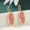 Earrings European and American Trend Pearl Hollow Earrings Copper