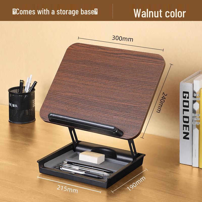 Regulowany akrylowy obrotowy regał na książki i stojak do czytania przy łóżku