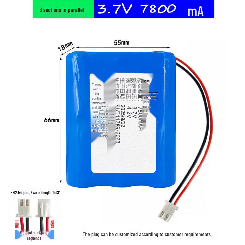 18650 Lithium Battery Pack for Outdoor Speakers CN plug (adapter included)