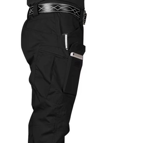 Men's Outdoor Multi Functional Tactical Pants Multi Pocket Outdoor Hiking Sweatpants Water-repellent Wear-resistant