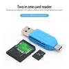 Card Reader 2 In 1 Multifunctional High-speed Transfer Driver-free Multi-systems Multi-card Writer Universal
