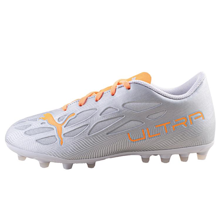 

Puma Ultra 4.4 Jr Круглый носок Шнуровка MG (Резиновые короткие шипы) Ткань из искусственной травы Суперволокно Футбольные бутсы Мужские футбольные бутсы Серебристый 106743-01 38