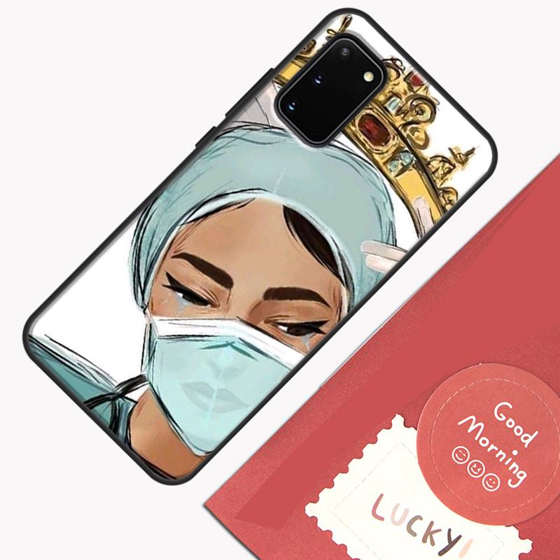Cartoon Medicine Doctor Nurse Phone Case For Samsung Galaxy S26 S25 S24 S20 S21 S22 S23 Ultra S10 Plus S25 FE Cover Shell