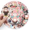 50 Spy X Family Anya Stickers - Japanese Anime Merchandise for Journals, Tea Cups, and Laptops