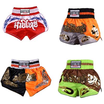 Men's Mauy Thai Shorts MMA Clothes Match Kickboxing Short for Thai Boxing Fight Grappling Bjj Martial Arts Training Uniform