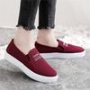 Spring Single Shoes Canvas Shoes Female Students' Cloth Shoes Female Thick Soled Casual Shoes Female One Foot Pedals