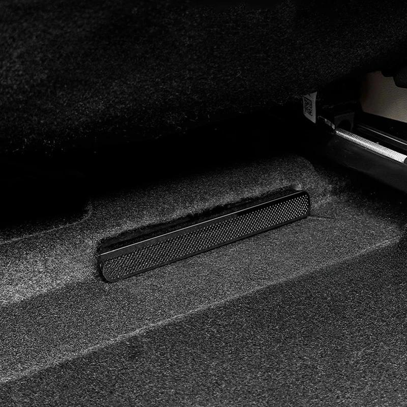 For Smart 3 2024 2025 2026 Car Stainless steel Under Seat Air Vent Outlet Grille Cover Interior Protector Accessories