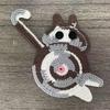 Funny Crochet Coaster Non-slip Mug Rug Cute Cat Butt Coast  Home Supplies