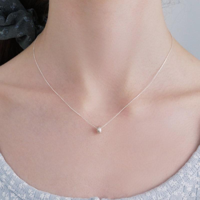 

ENGBROX sandy ring necklace silver