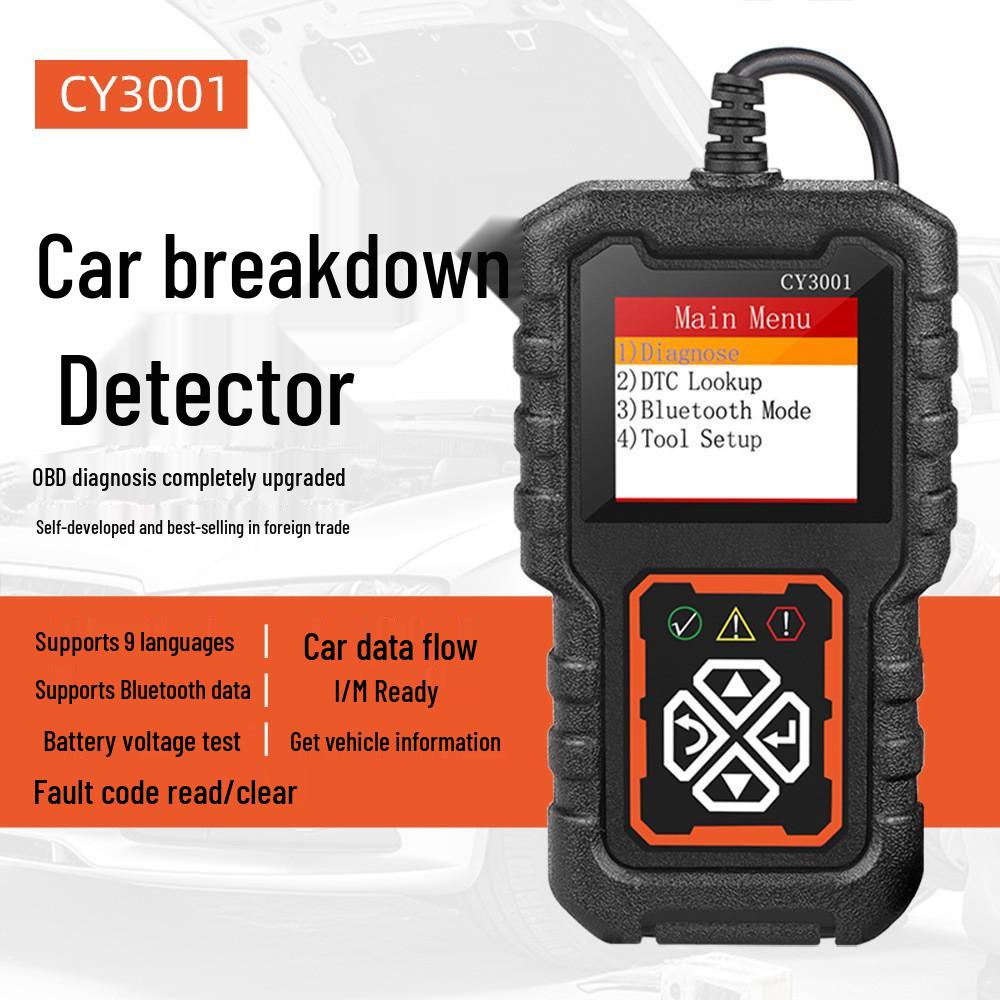 OBD2 Car Fault Diagnostic Tool with Color Screen Display