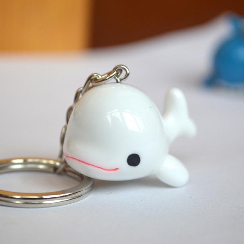 Seaside Tourist Souvenir Cute Dolphin Keychain Creative Lovers Key Chain Pendant