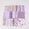 40 Pieces/Set Vintage Precuts Fabric Jelly Rolls in Plain Weave with A Purple Style 6.5x50CM Cotton Strip Quilt Sewing DIY