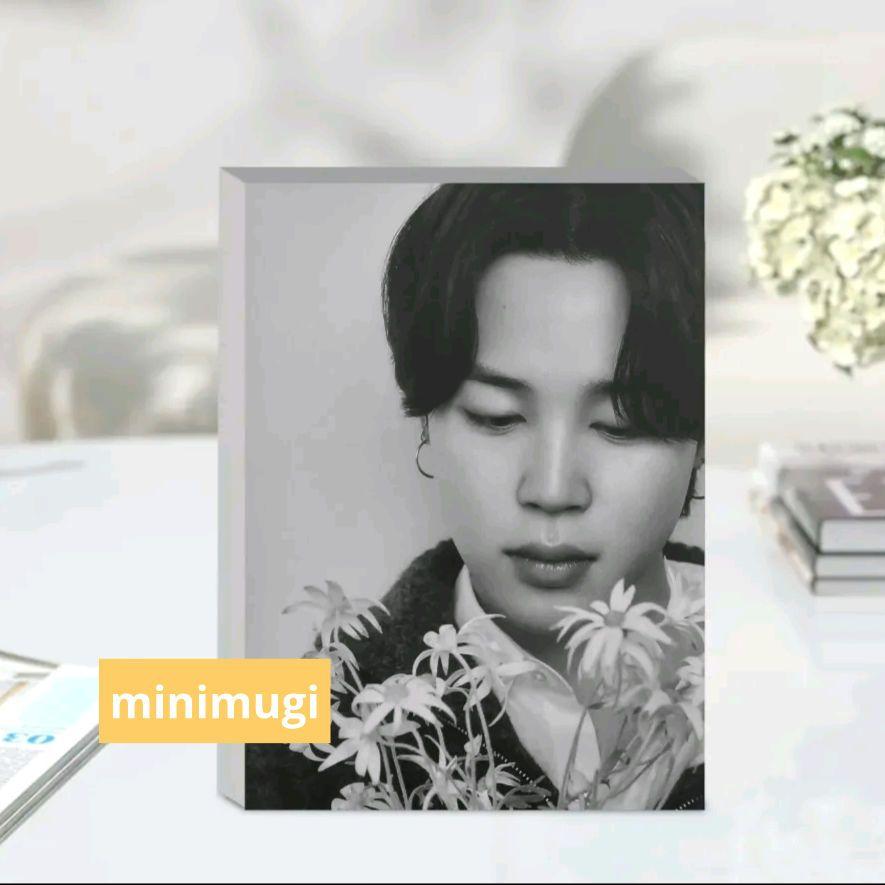 

[Б/У] Акриловый фотоблок с изображением ЧИМИНА из BTS, фотопластина из Кореи