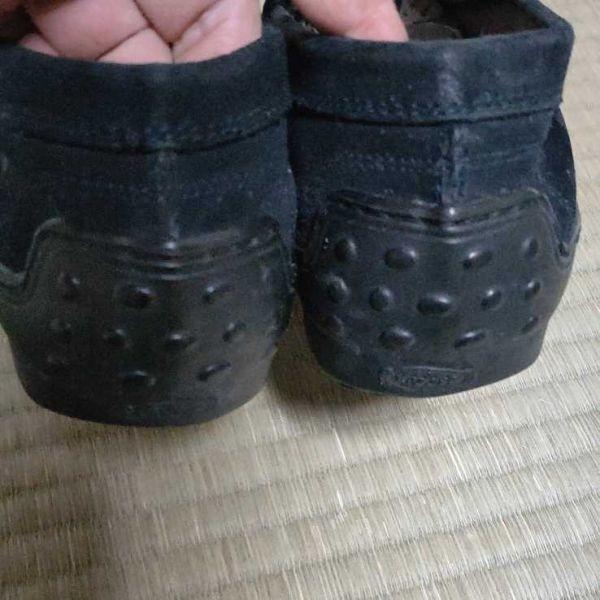 TOD'S Size 6.5 24.5 Suede Leather Coin Loafers Moccasins Slip On Vintage Vibram Sole Black(USED)