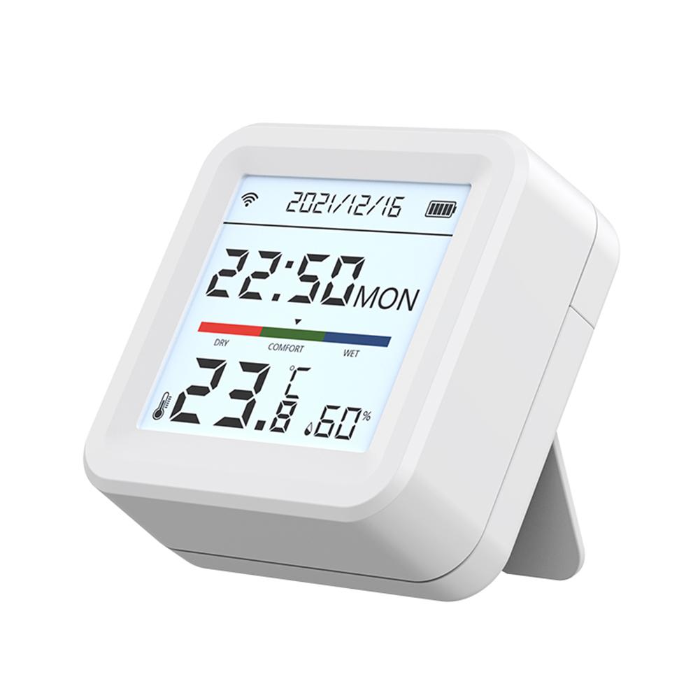 

For Tuya WiFi Smart Temperature and Humidity Sensor with Real-Time Monitoring and Alerts for Indoor Climate Control China Mainland