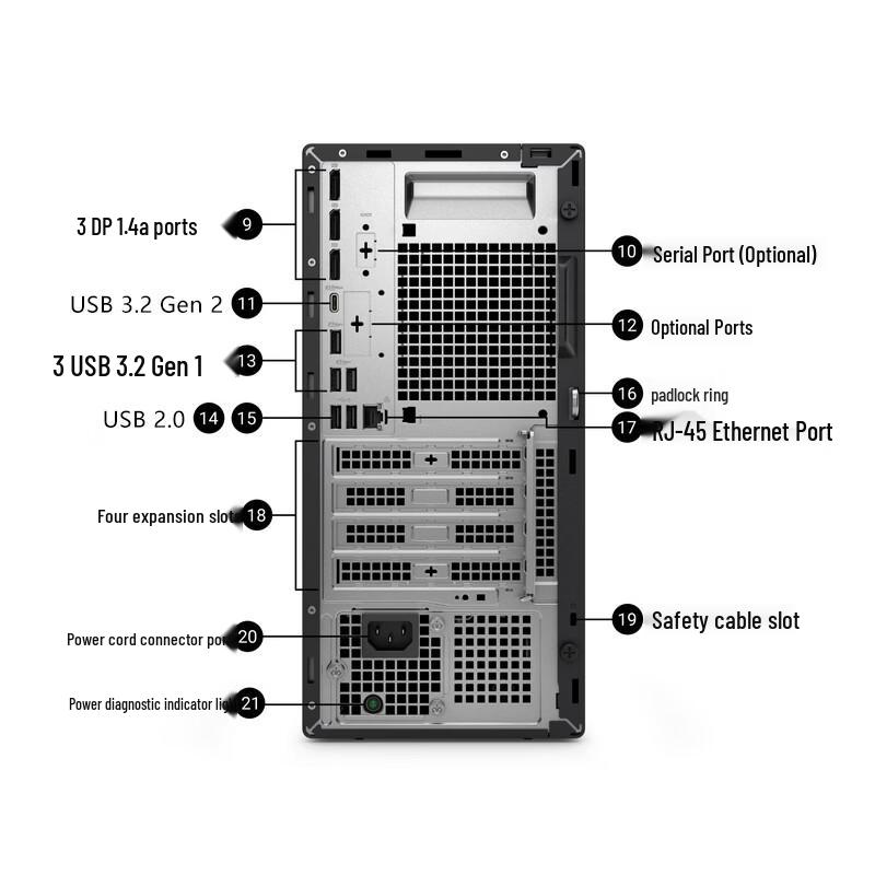 Dell Pro Tower Plus QBT1250 AI Business Desktop PC (CN version)
