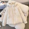 Giacche e Cappotti Invernali Autunnali Casual alla Moda da Donna JPNTKY, Colore Solido, Stampa, Manica Lunga, Piumini