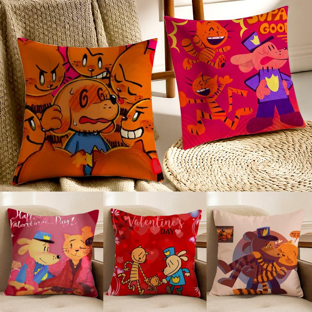 Funny Heroic American Comic DDogman Cushion Cover Pillowcase Antidustmite living Room Sofa Decor Cushion Room