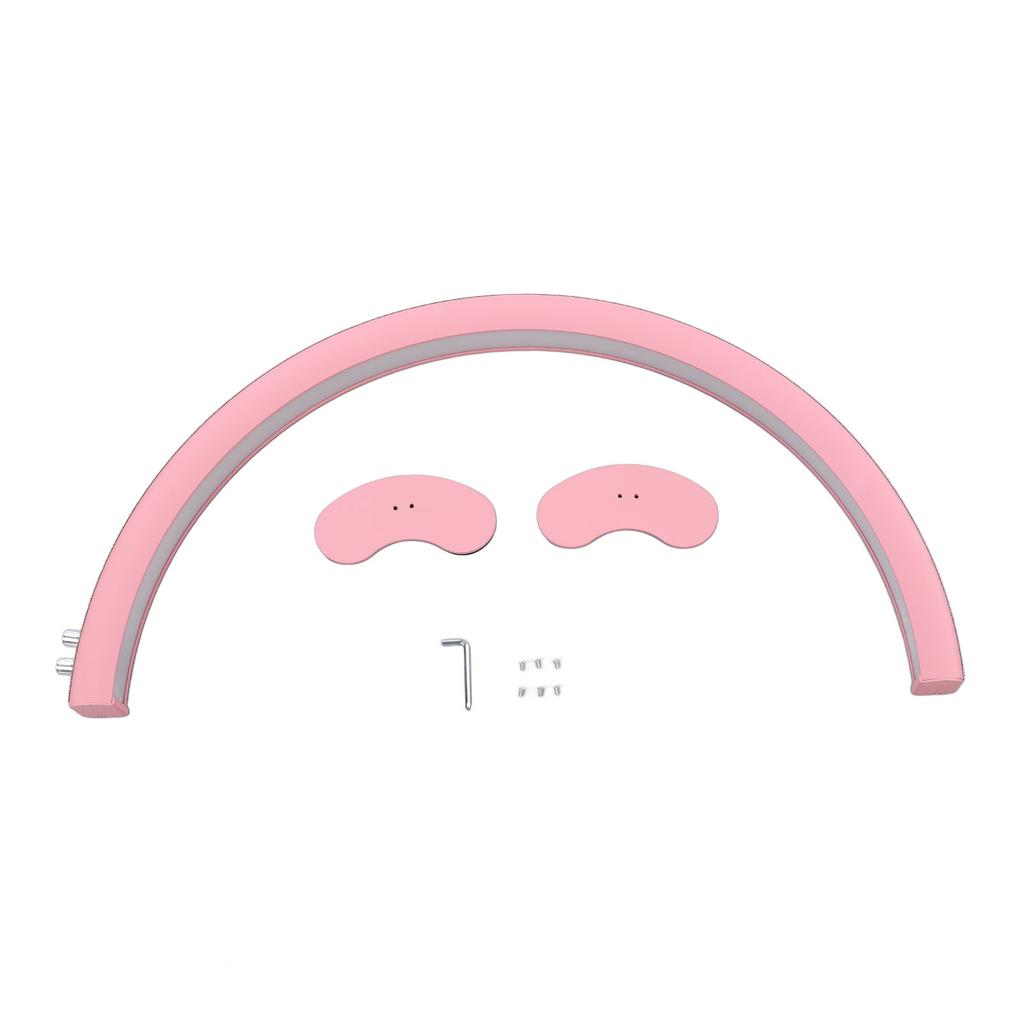 40W 28in Half Moon Beauty LED Fill Light 2700K‑5600K Dimmable LED Fill Light for Beauty and Nail