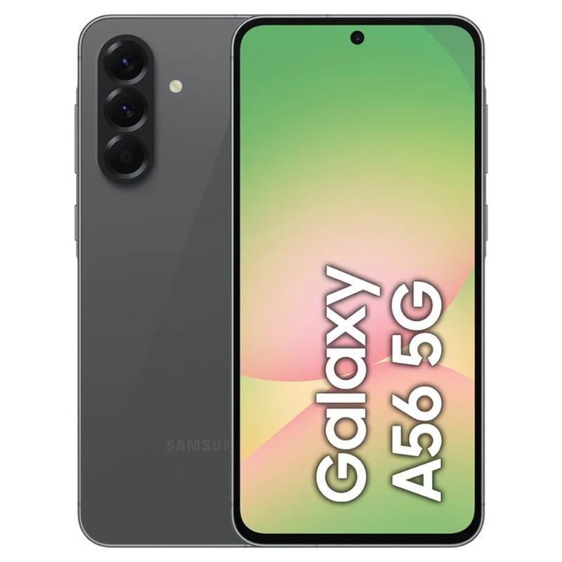 

Samsung Galaxy A56 5G 8 ГБ+256 ГБ [глобальна версія] Мобільний телефон Чудовий інтелект 8 ГБ+256 ГБ Пам ять 6,7 Дисплей Висока міцність Супершвидка зарядка чорний