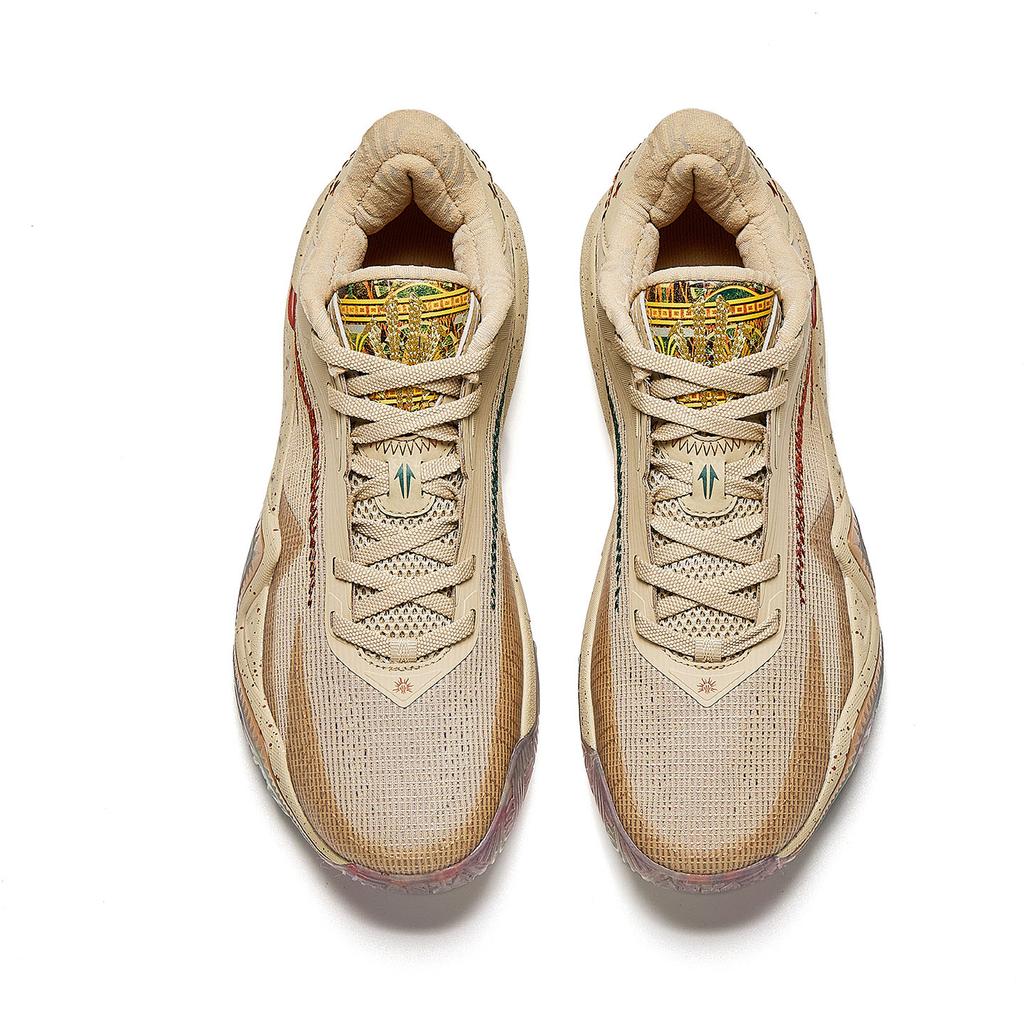 Anta Kai 3 Kyrie 3 War God Professional Basketball Shoes Men Sneakers Khaki 112621102-5