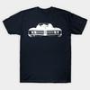 Men Black Print T-shirt Buick Lesabre 1960S American Classic Car Monoblock White No-Cut Transfer Paper Print Cotton Tshirt