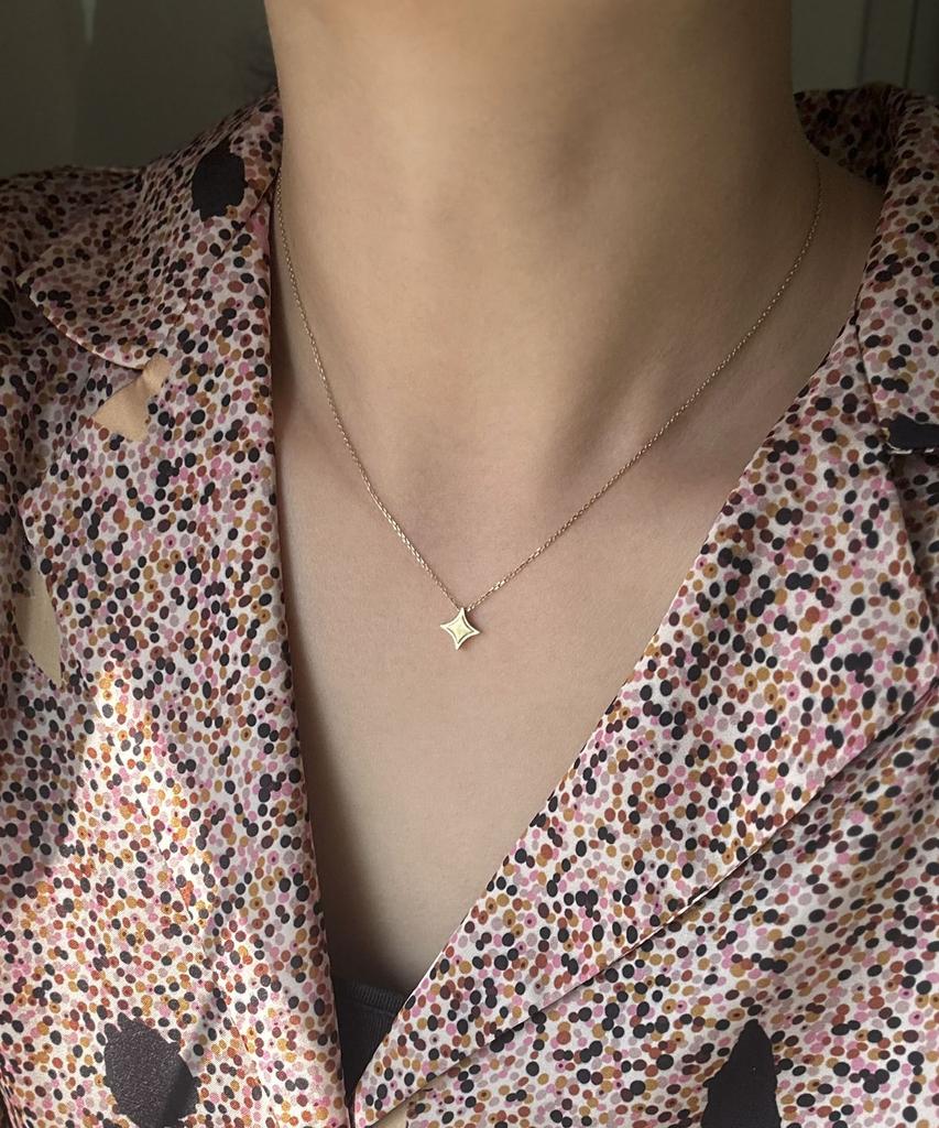 Ound Little Star Necklace