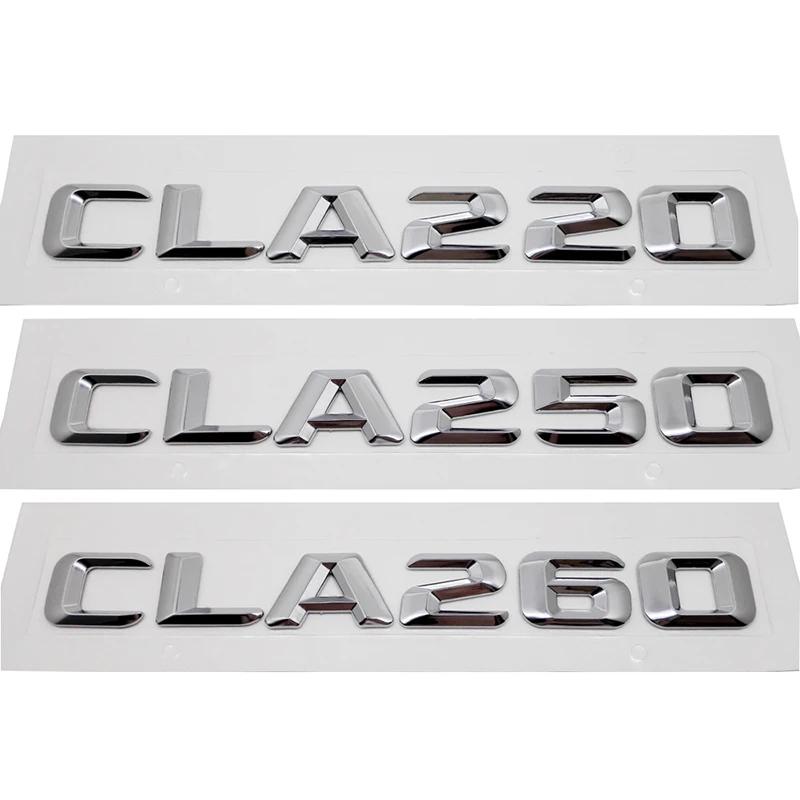 3D Car Rear Truck Sticker Emblem Tail Box Letter Badge Decal for Mercedes Benz CLA35 CLA45 CLA180 CLA200 CLA220 CLA250 CLA260