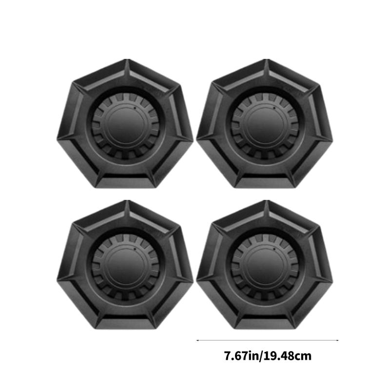 Devorative Car Hub Center Caps Flat Hub Protector Wheel Center Hub Caps Stickers For Car And SUV