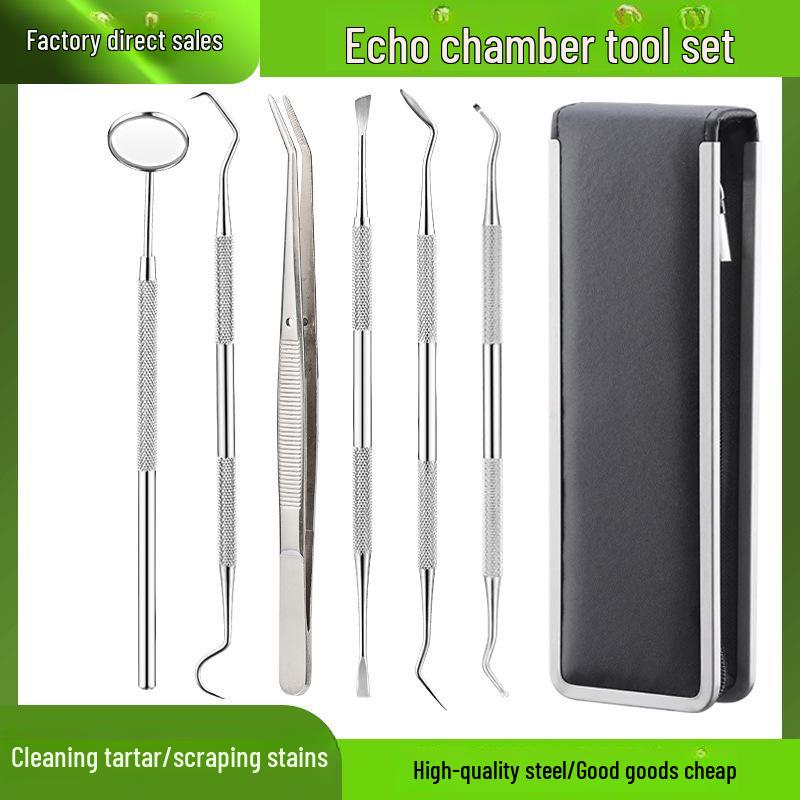 Stainless Steel Dental Tartar Remover Tool Set