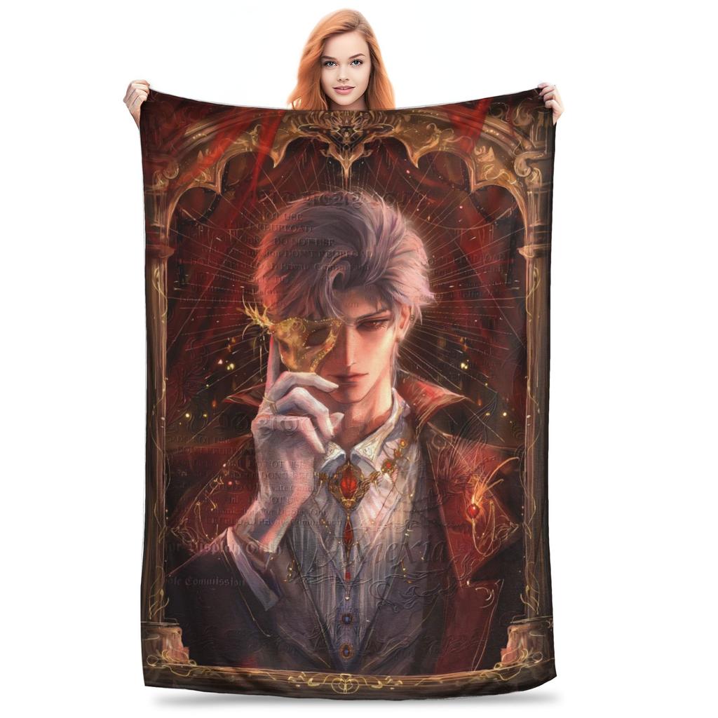 Love And Deepspace Rafayel Plush Blanket Kids Adult  Flannel Throw Blanket For Couch Chair Soft Quality Bedspread Birthday Gift