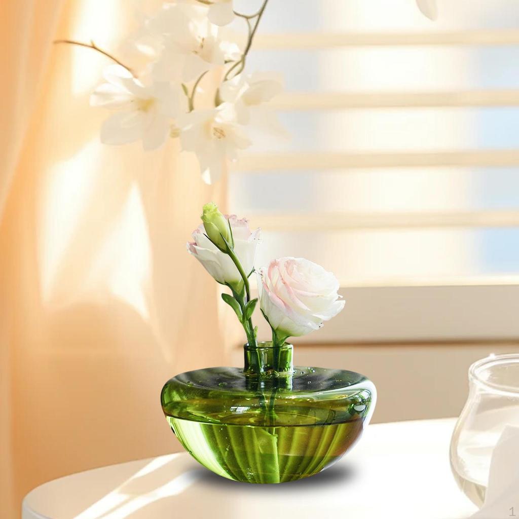 Blumenbehälter Hydroponische Glasvase für Badezimmer- und Schlafzimmerdekor