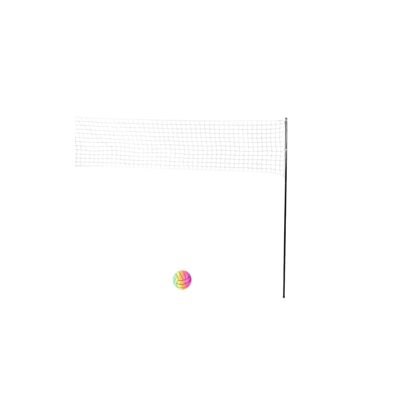 Freestanding Volleyball Net, Easy Setup Foldable Portable Volleyball Net System, Anti-Sagging Design with Strong Steel Poles and Carrying Bag, for