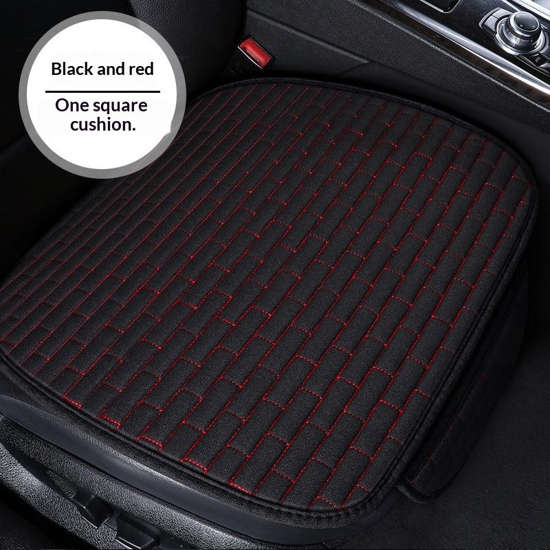 Cuscino Traspirante per Sedile Auto con Imbottitura Morbida in Lino e Supporto Antiscivolo Perfetto per la Guida Quotidiana e i Lunghi Viaggi su Strada