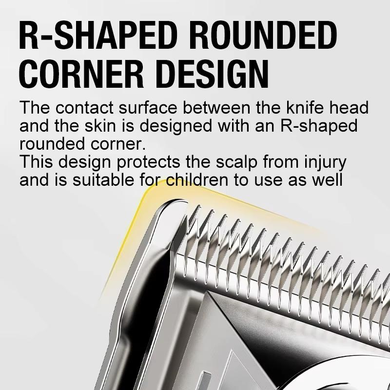 All metal men's hair clipper, electric push clipper, household electric hair clipper, hair salon, high-power pet clipper