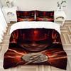 3pcs Flash Symbol Duvet Cover Set, 1 Duvet Cover + 2 Pillowcases (No Insert), High-Definition Print for All Seasons,Durable yy251103064