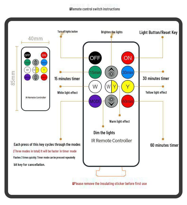 Multifunctional Pleated Bedside Table Lamp with Storage & Remote-Control Night Light