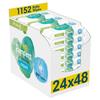 Șervețele Umede Pampers Harmonie Aqua Fără Plastic 24X48