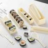 Sushi Making Kit Plastic Kimbap Sushi Rolls Mold Round Square Heart-shaped DIY Kitchen Sushi Making Tools Home Cake Roll Mold