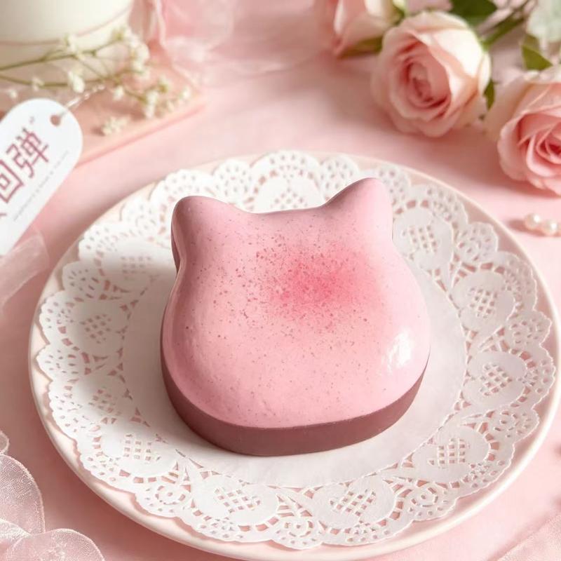 Zacht PU Kat Brood Langzaam Rijzend Speelgoed Kawaii Squishy Stressverlichter Sensorisch Speelgoed voor Feestelijke Goodie Bag Vullers